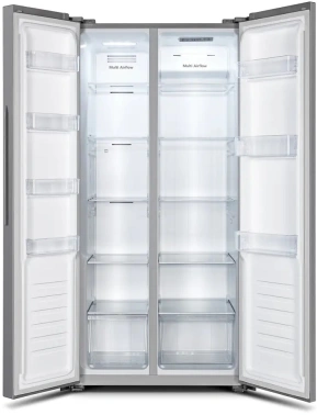 Холодильник двухкамерный Gorenje NRS81714SI серый металлик