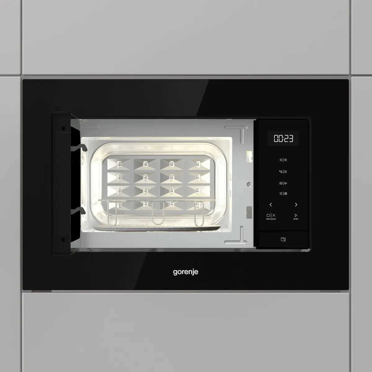 Встраиваемая микроволновая печь Gorenje BM206G1TBG черный