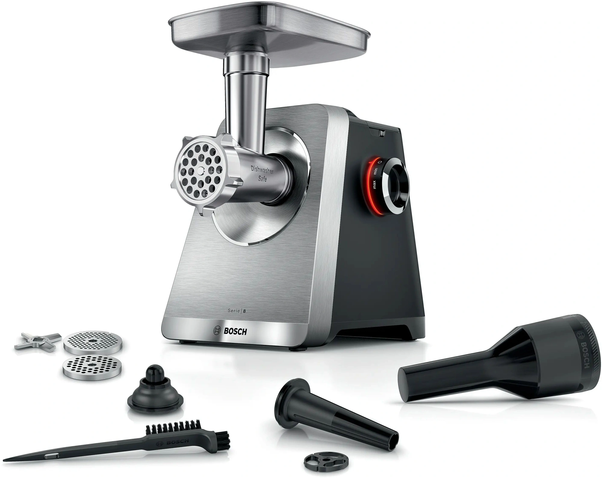Мясорубка Bosch Series 8 MFWS820M черный
