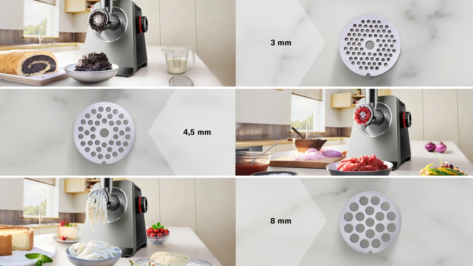 Мясорубка Bosch Series 8 MFWS820M черный