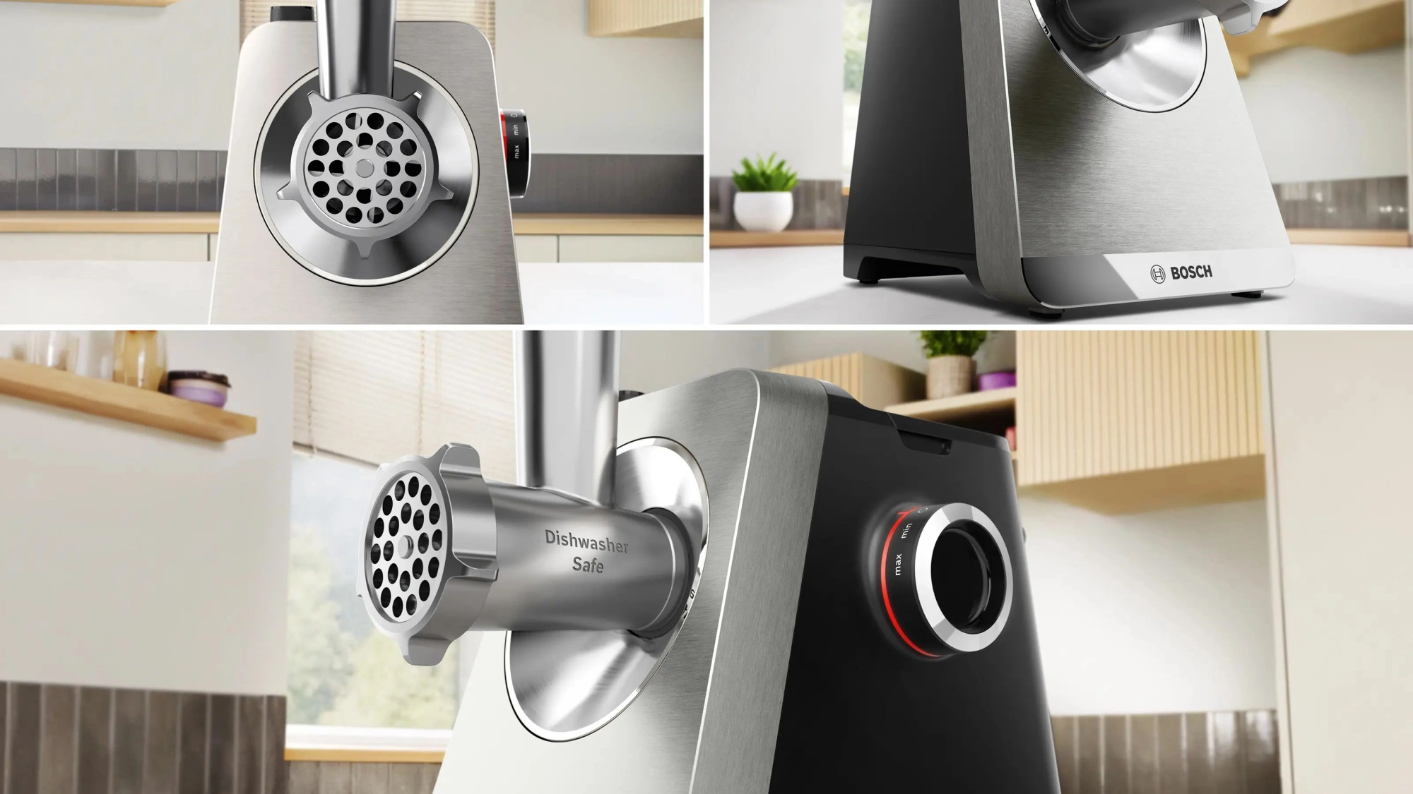 Мясорубка Bosch Series 8 MFWS820M черный