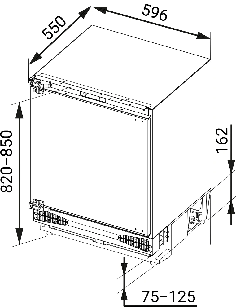 Морозильная камера Weissgauff WFI-85 Inverter NoFrost (441035)