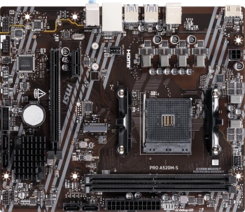Материнская плата MSI PRO A520M-S, Soc-AM4, AMD A520, mATX
