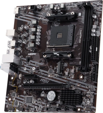 Материнская плата MSI PRO A520M-S, Soc-AM4, AMD A520, mATX