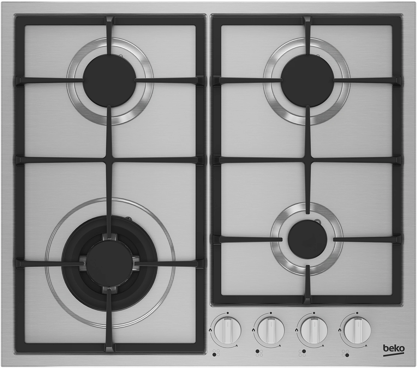 Газовая варочная поверхность Beko HIYG 64225 SXO нержавеющая сталь (8770253200)