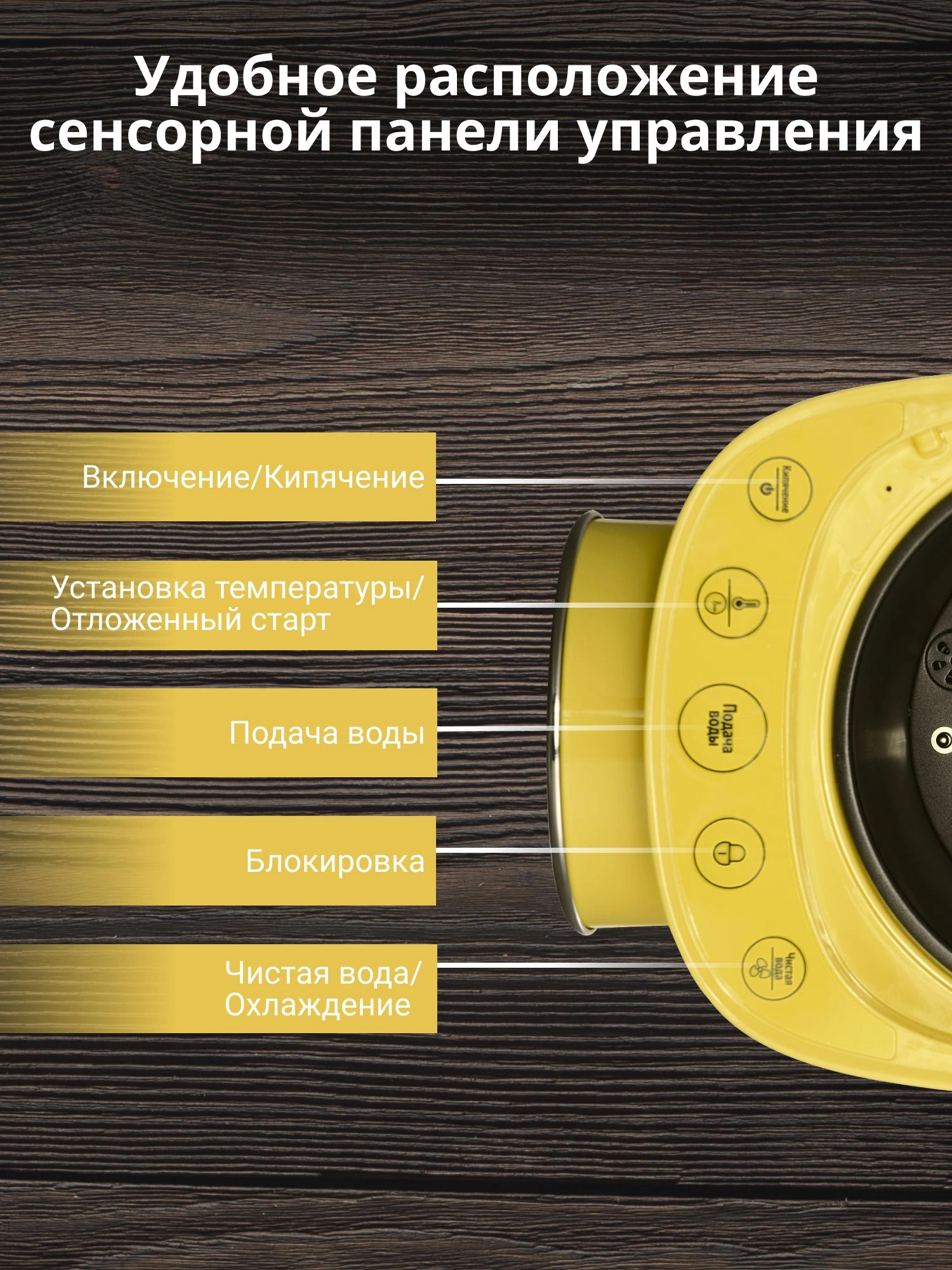 Термопот Tesler TP-5050 желтый