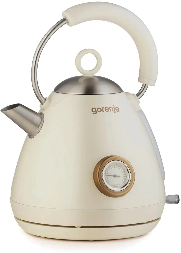 Чайник электрический Gorenje K17CD бежевый, металл