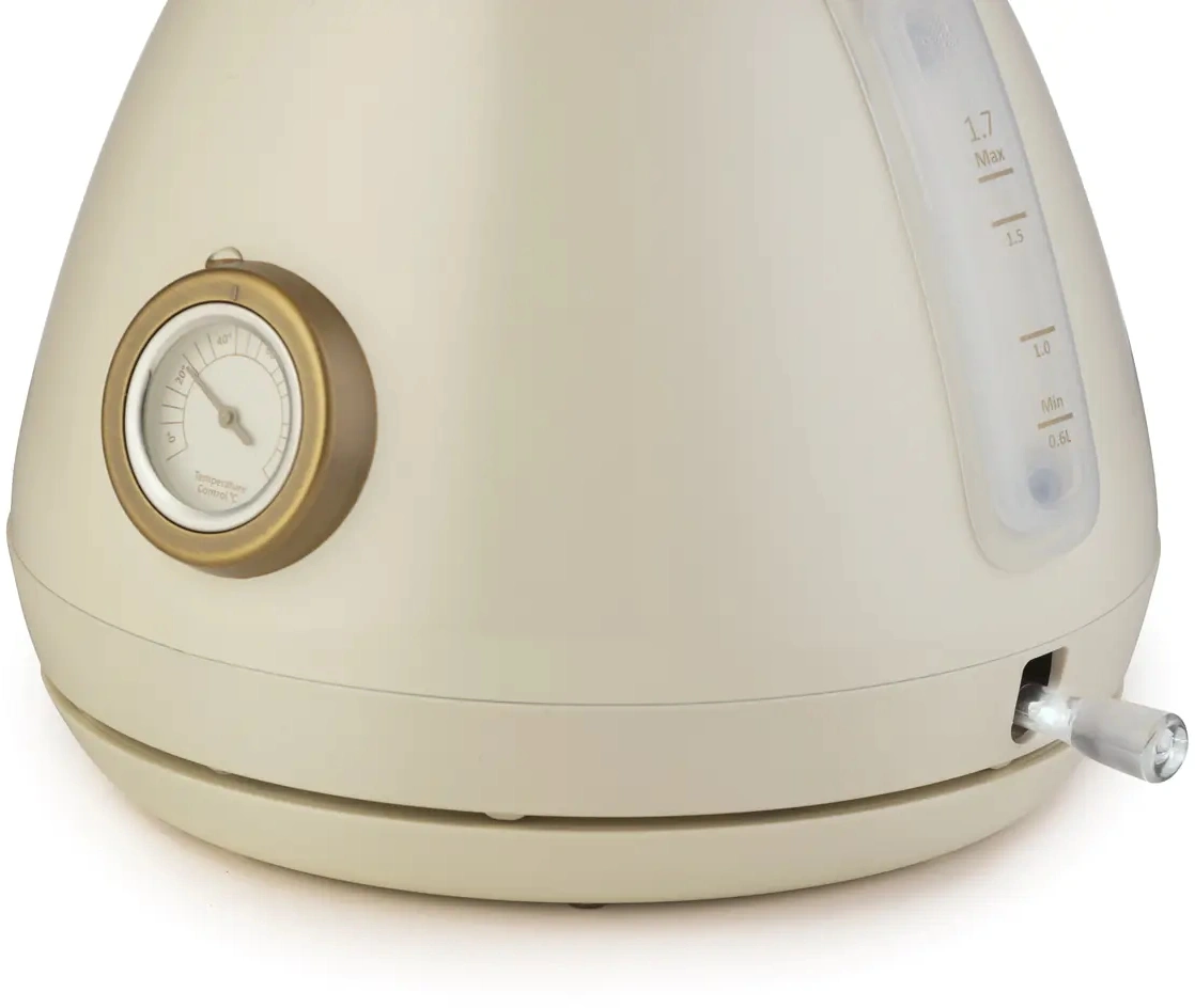 Чайник электрический Gorenje K17CD бежевый, металл
