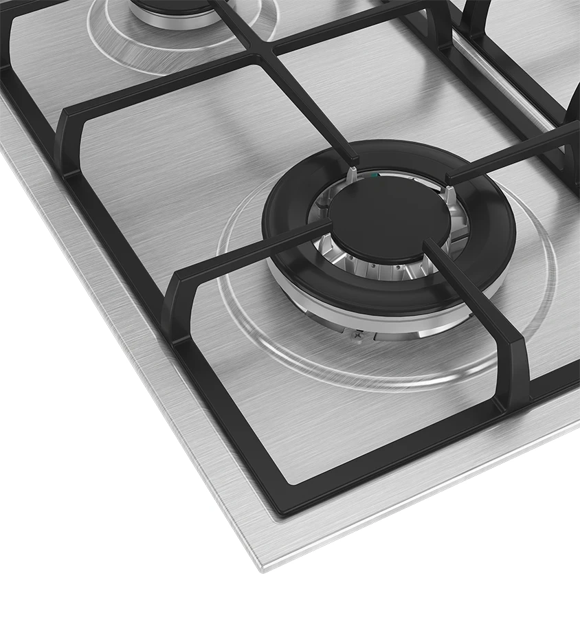 Газовая варочная поверхность Hotpoint HGMT 642 W IX серебристый (869891100380)