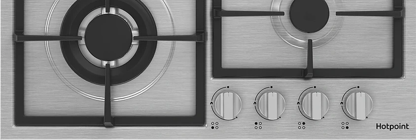 Газовая варочная поверхность Hotpoint HGMT 642 W IX серебристый (869891100380)