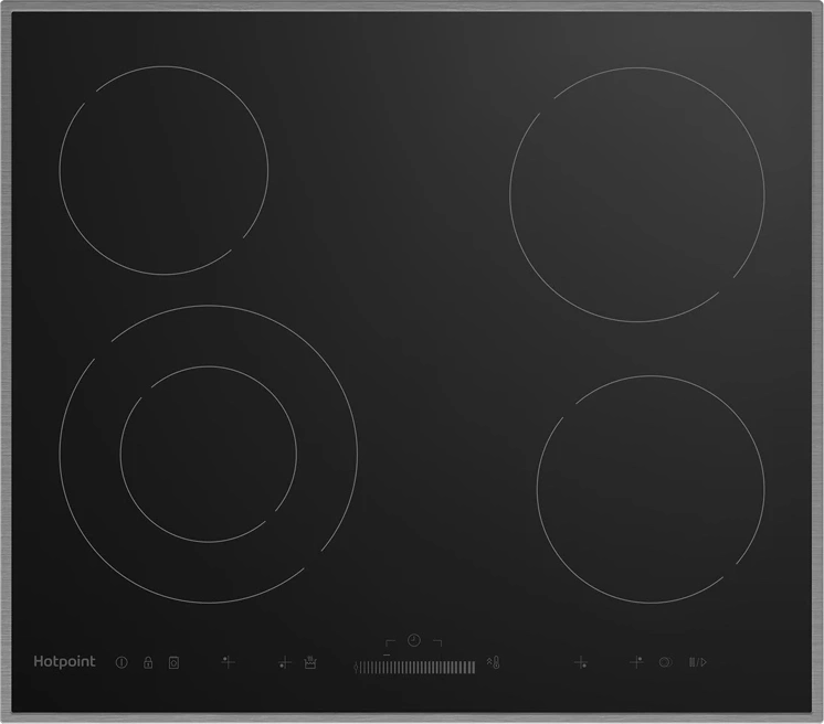 Варочная поверхность Hotpoint HR 6T2 X S черный (869891100220)