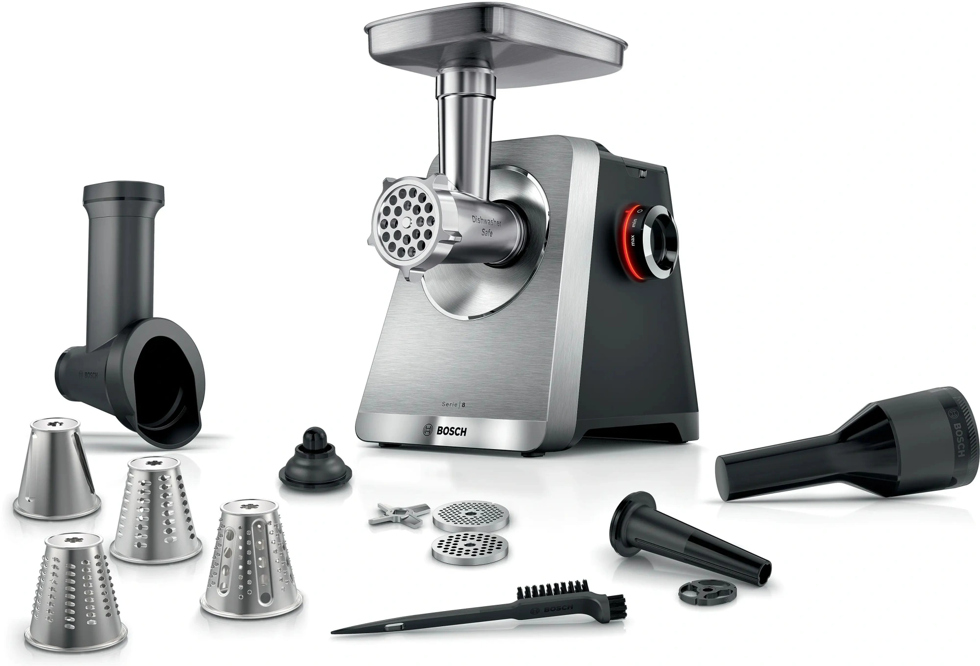 Мясорубка Bosch Series 8 MFWS840M черный