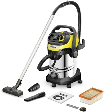 Строительный пылесос Karcher WD 7 Control P S 30/6/35/T желтый (1.628-385.0)