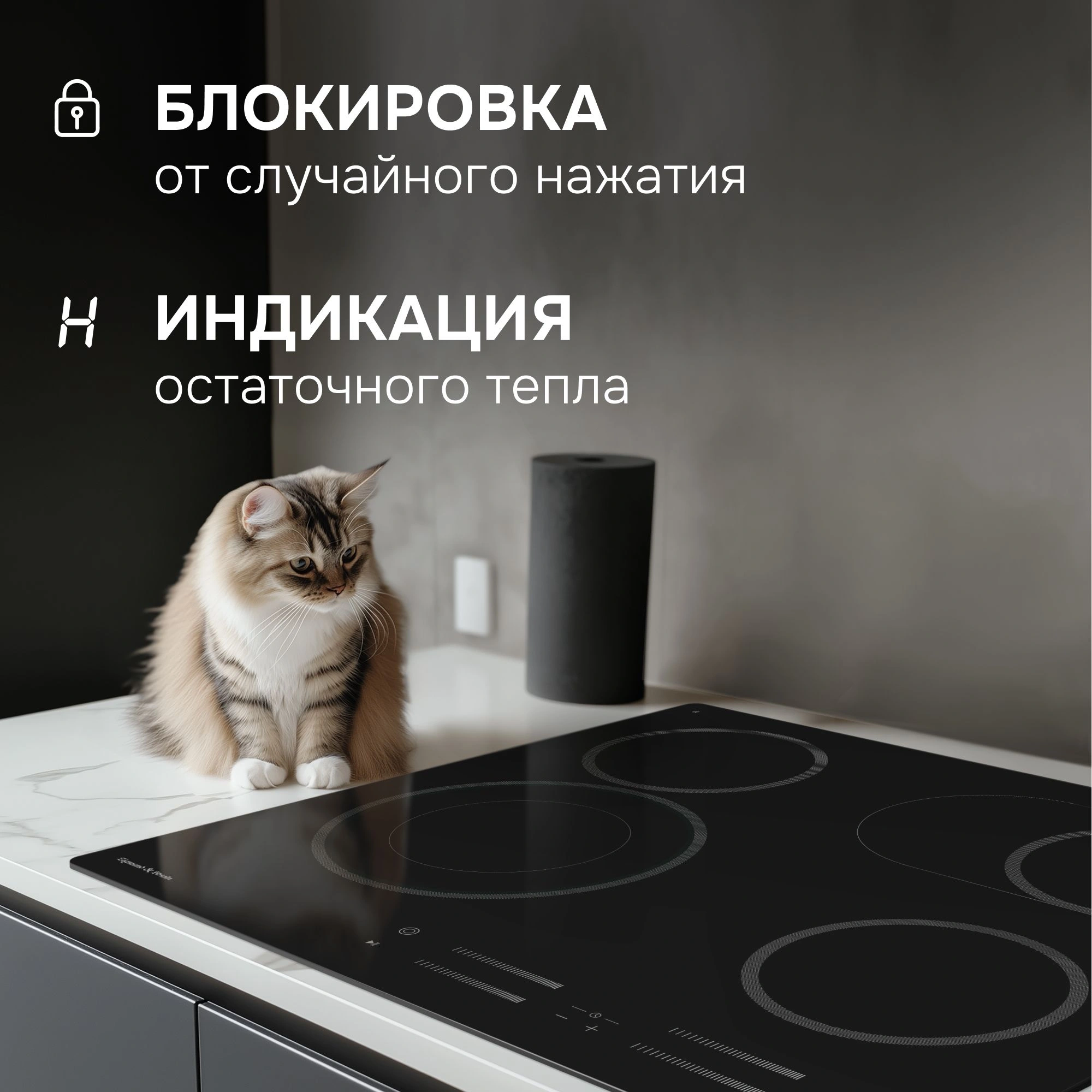 Варочная поверхность Zigmund & Shtain CN 41.6 B черный