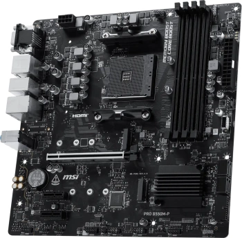 Материнская плата MSI PRO B550M-P, Soc-AM4, AMD B550, mATX