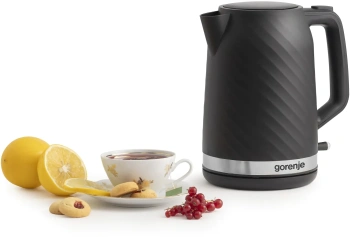 Чайник электрический Gorenje K17SPB черный, пластик
