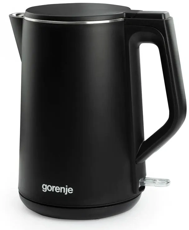Чайник электрический Gorenje K15DWBK черный, пластик