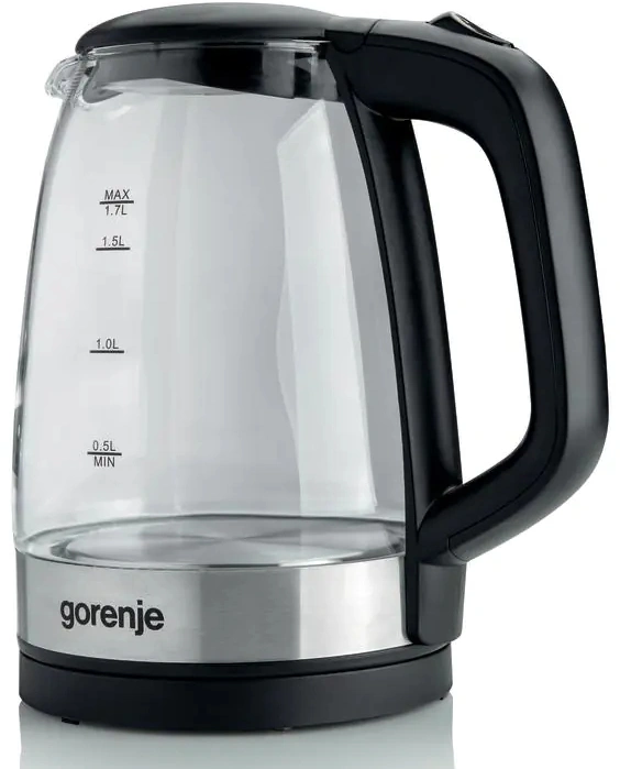 Чайник электрический Gorenje K17BKS черный, стекло