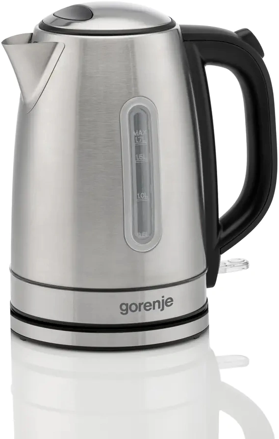 Чайник электрический Gorenje K17DS серебристый, металл