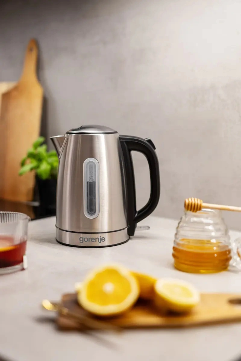 Чайник электрический Gorenje K17DS серебристый, металл