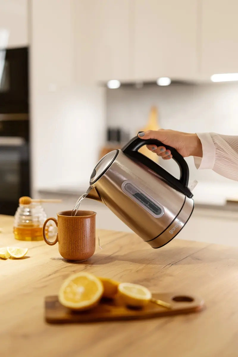Чайник электрический Gorenje K17DS серебристый, металл