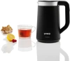 Чайник электрический Gorenje K17TRDW черный/серебристый, пластик