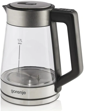 Чайник электрический Gorenje K17TRG нержавеющая сталь, стекло
