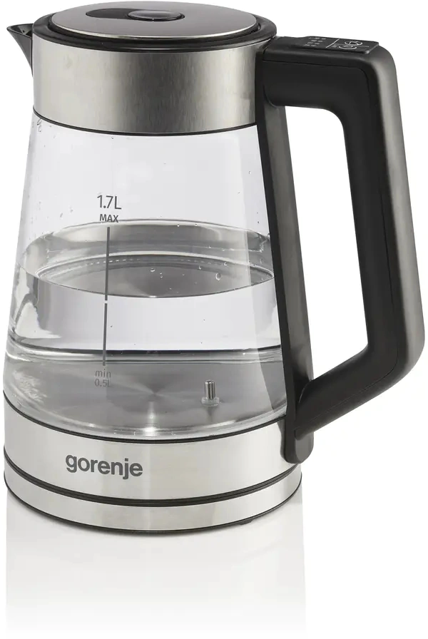 Чайник электрический Gorenje K17TRG нержавеющая сталь, стекло