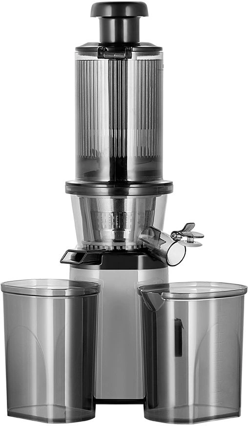 Соковыжималка шнековая Kitfort КТ-9701 серый/черный
