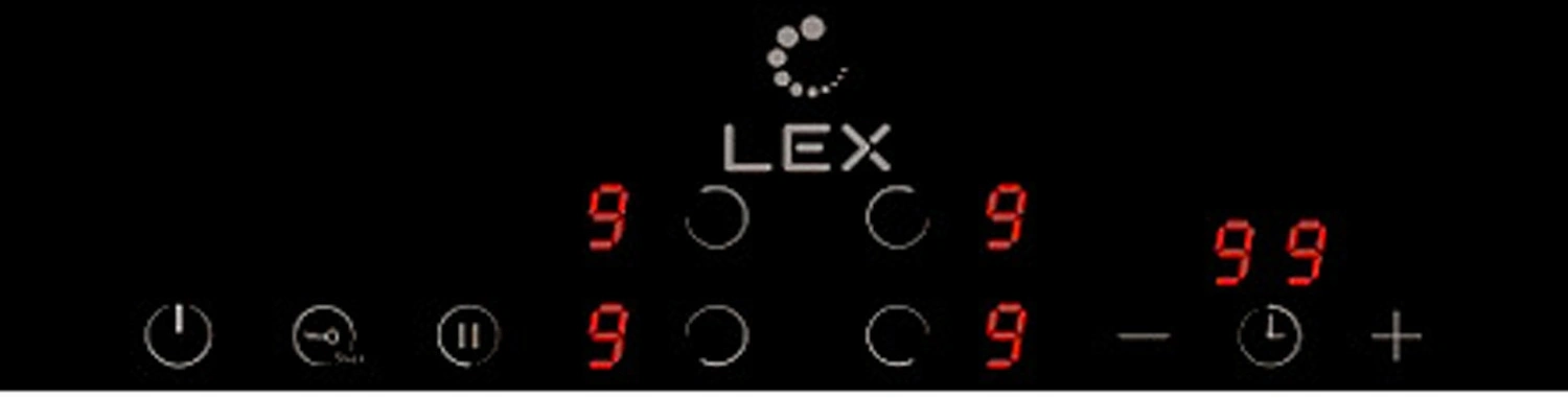Варочная поверхность Lex EVH 6040B BL черный (chpe000056)