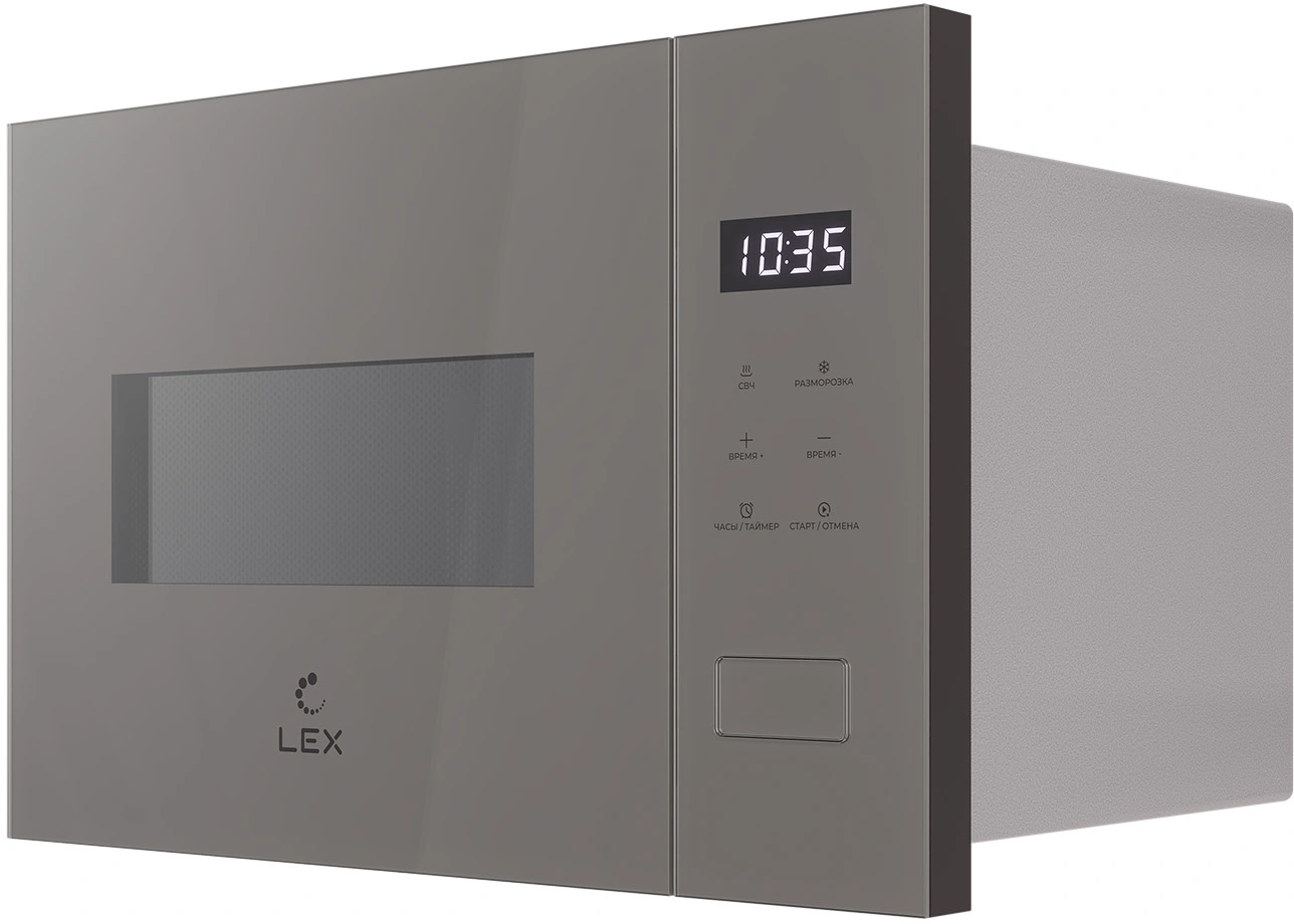 Встраиваемая микроволновая печь Lex BIMO 15.02N GR серый (chve000042)