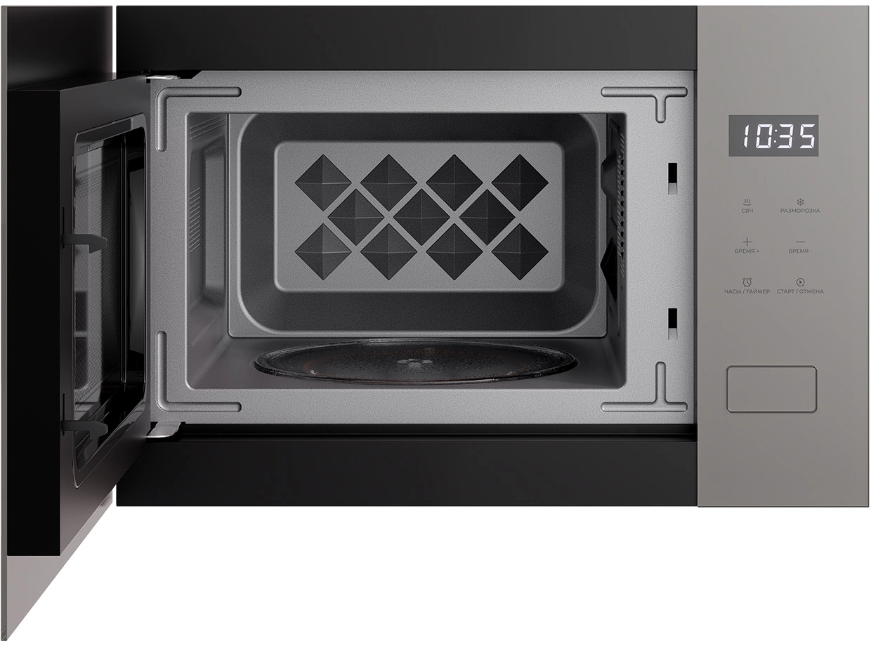 Встраиваемая микроволновая печь Lex BIMO 15.02N GR серый (chve000042)