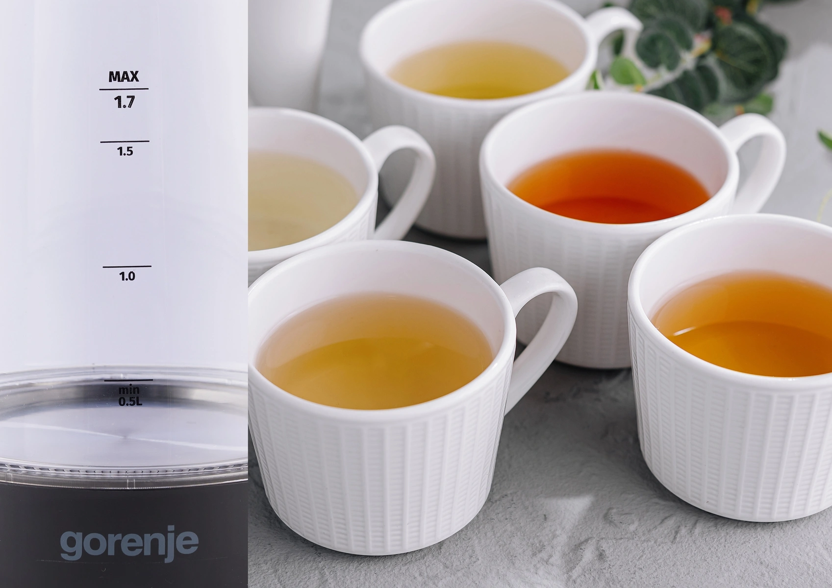Чайник электрический Gorenje K17OGP черный/прозрачный, стекло