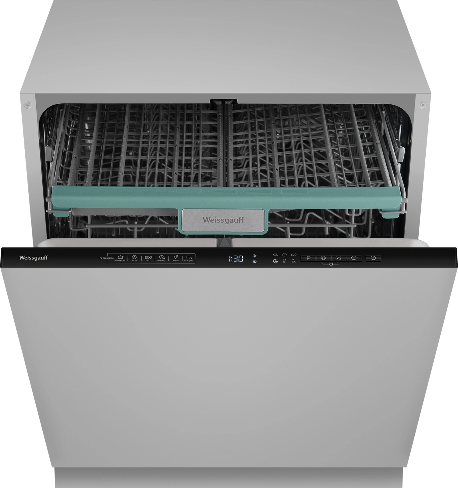 Посудомоечная машина Weissgauff BDW 6135 D Inverter AutoOpen Timer Floor нержавеющая сталь (440432)