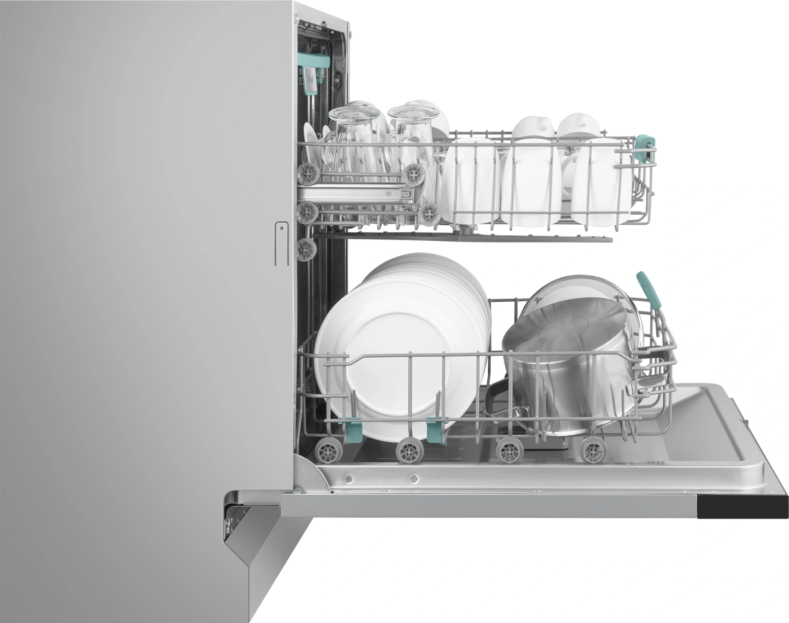 Посудомоечная машина Weissgauff BDW 6135 D Inverter AutoOpen Timer Floor нержавеющая сталь (440432)