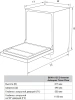 Посудомоечная машина Weissgauff BDW 6135 D Inverter AutoOpen Timer Floor нержавеющая сталь (440432)