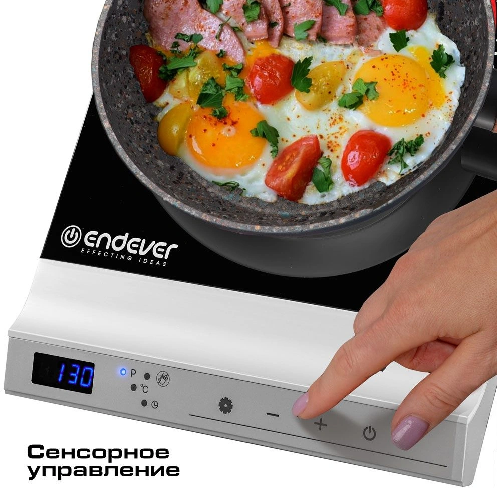 Плита Электрическая Endever Skyline DP-71 черный/серебристый (90744)