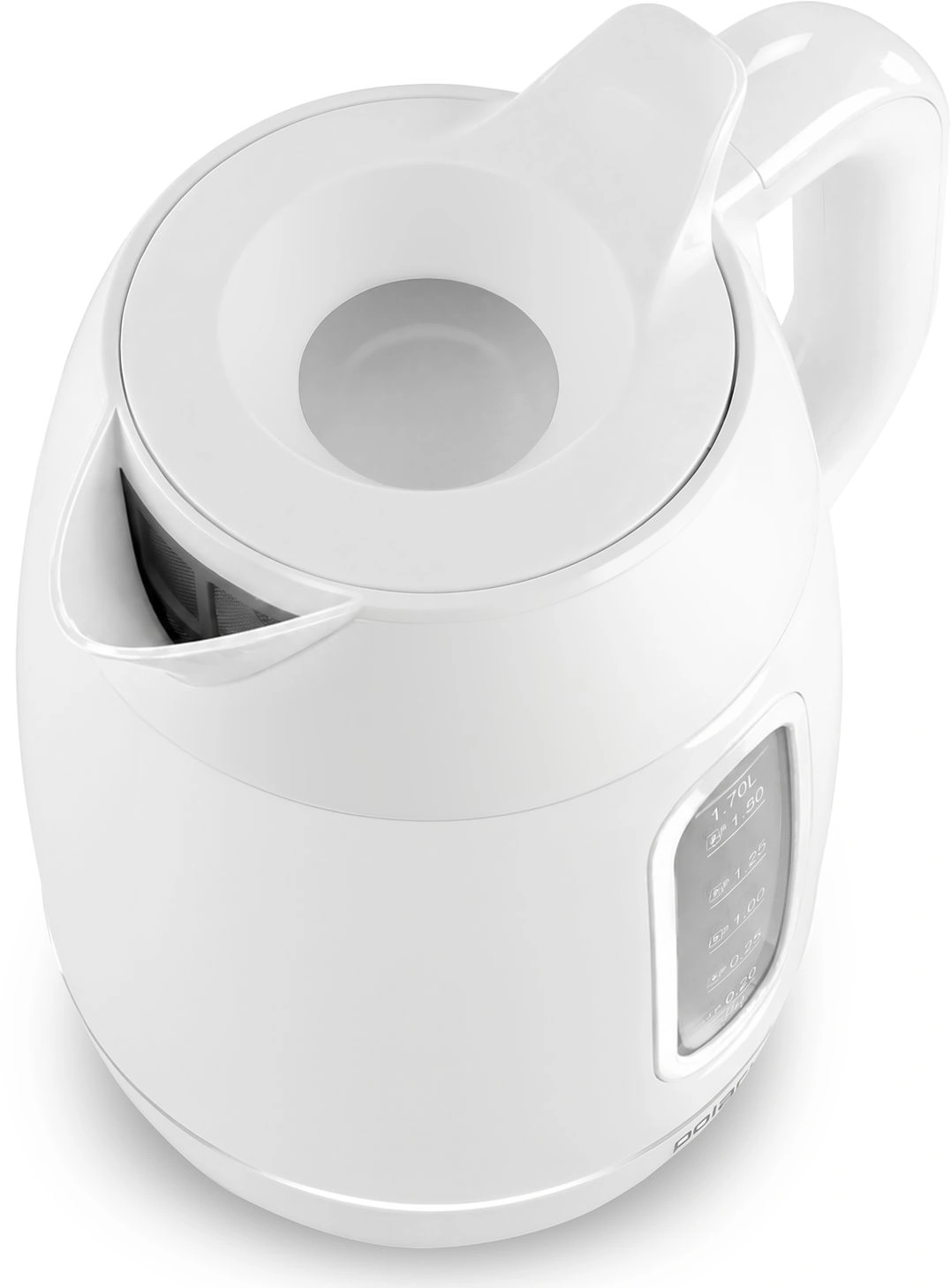 Чайник электрический Polaris PWK 0723DDW белый, пластик