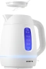 Чайник электрический Polaris PWK 0723DDW белый, пластик