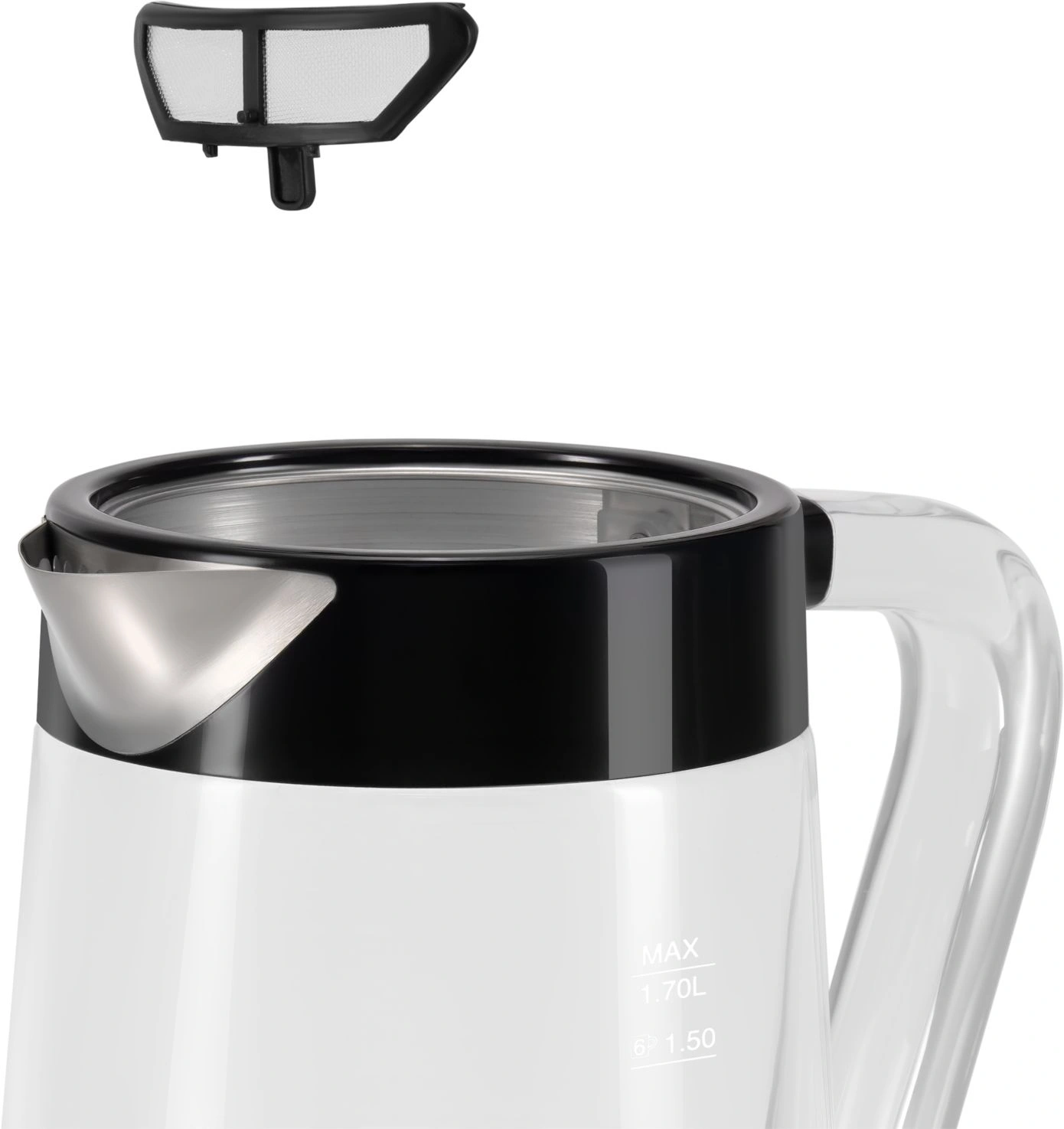 Чайник электрический Polaris PWK 1715CGLD черный, стекло