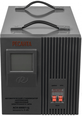 Стабилизатор напряжения Ресанта АСН-8000/1-Ц серый (63/6/7)