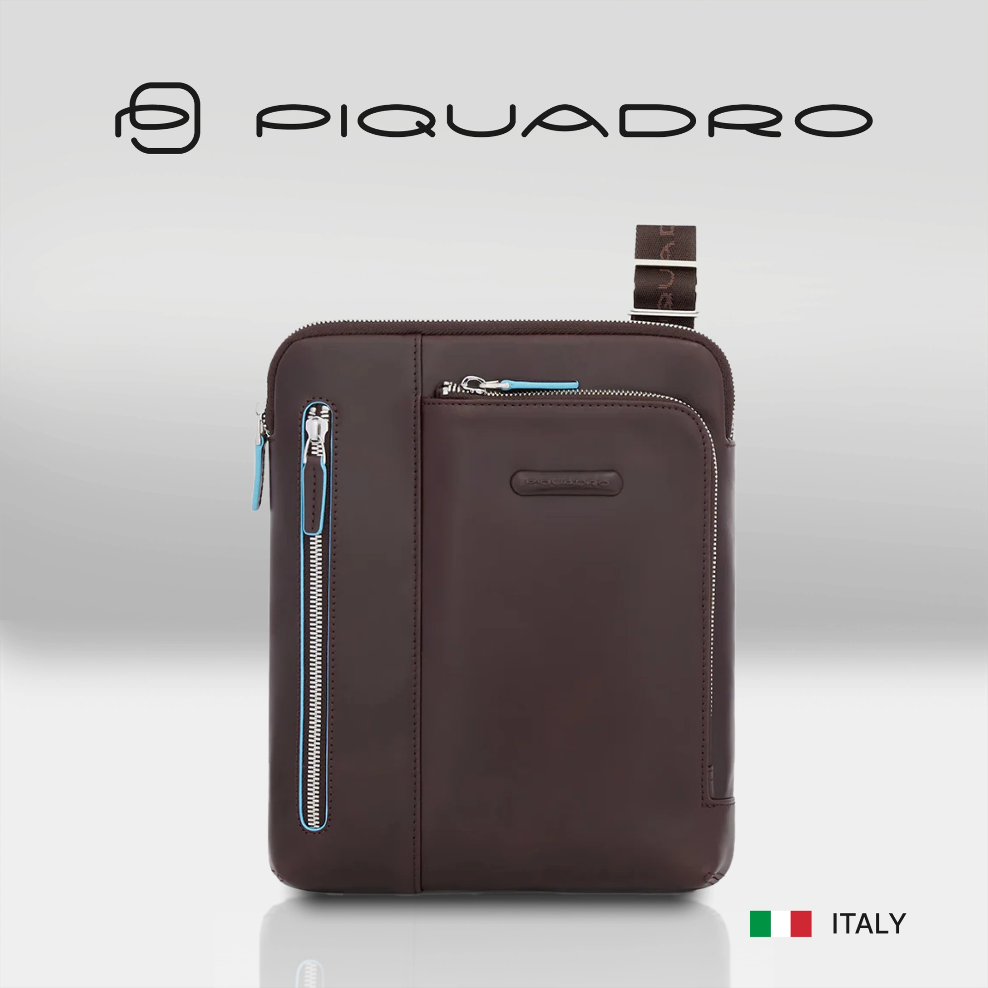 Сумка Piquadro Blue Square коричневый, кожа натуральная (ca1816b2/mo)