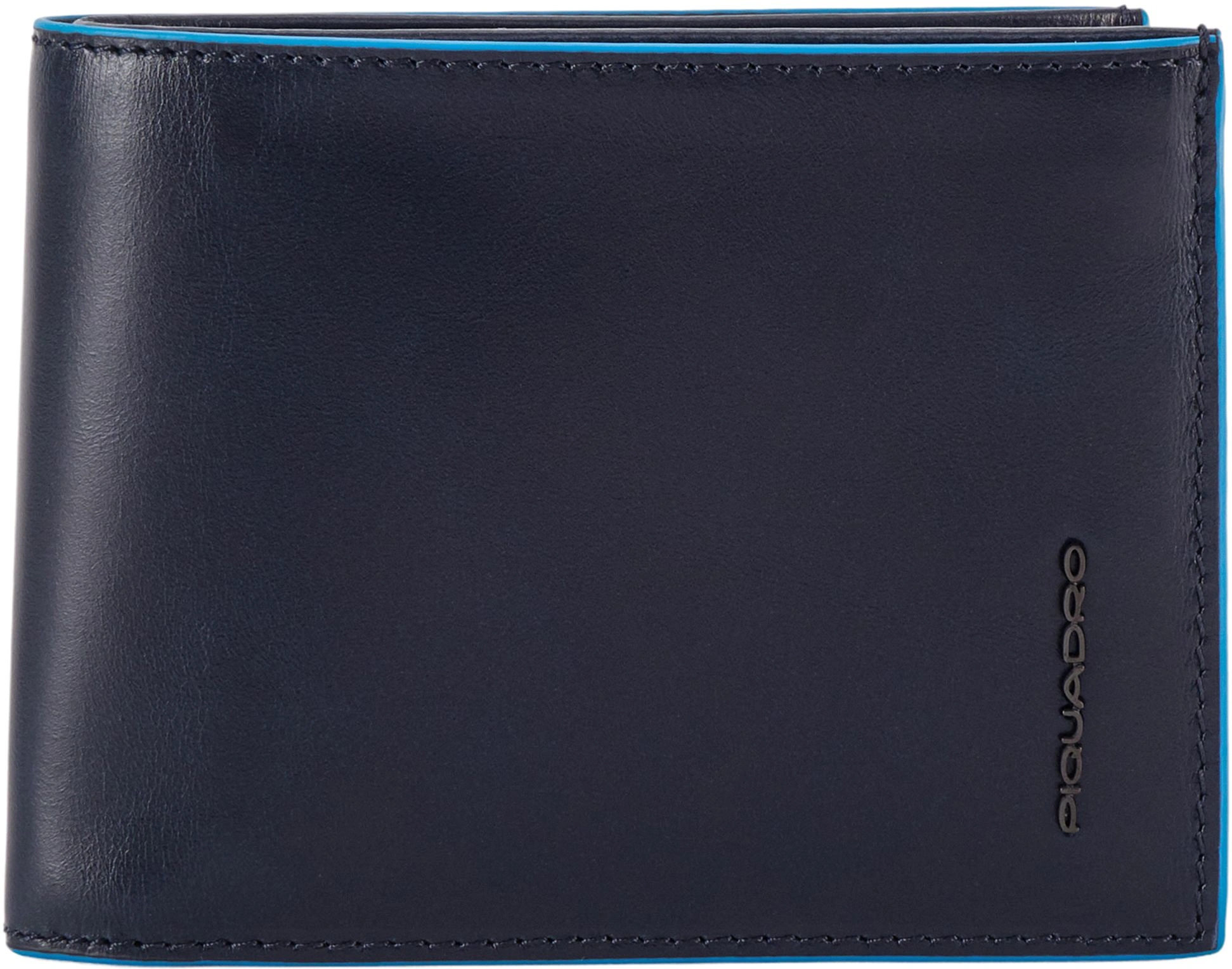 Кошелек мужской Piquadro Blue Square синий, кожа натуральная (pu1240b2r/blu2)