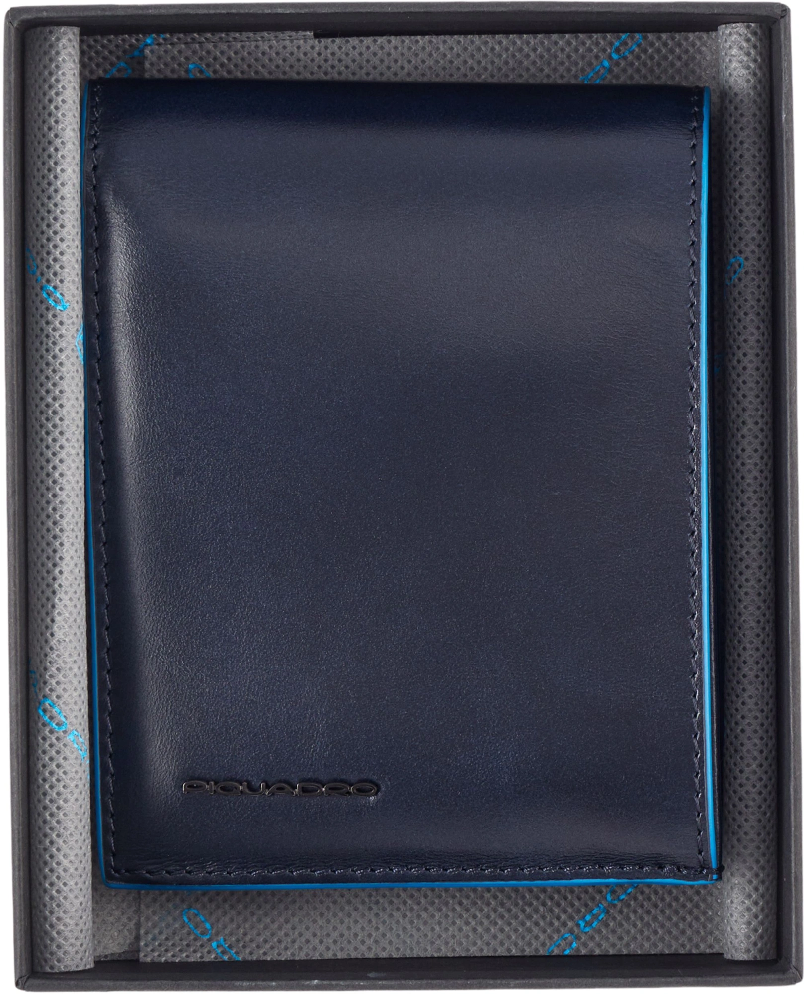 Кошелек мужской Piquadro Blue Square синий, кожа натуральная (pu1240b2r/blu2)