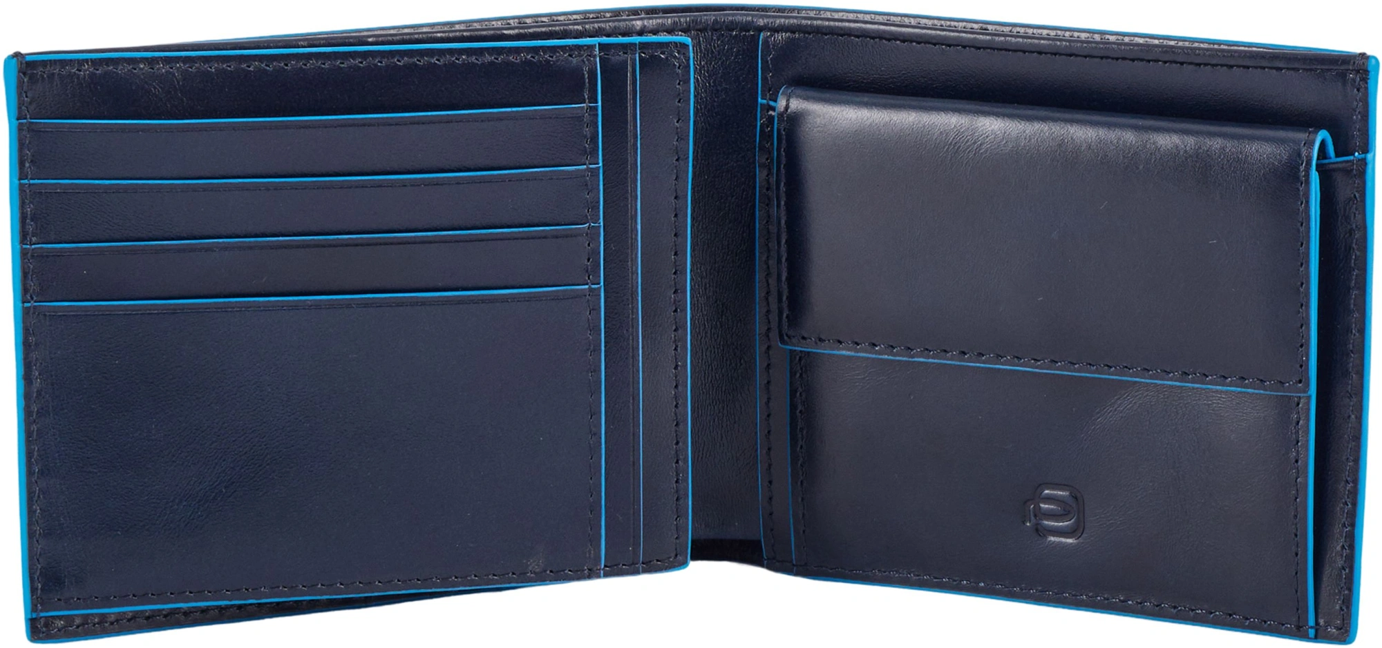 Кошелек мужской Piquadro Blue Square синий, кожа натуральная (pu1240b2r/blu2)