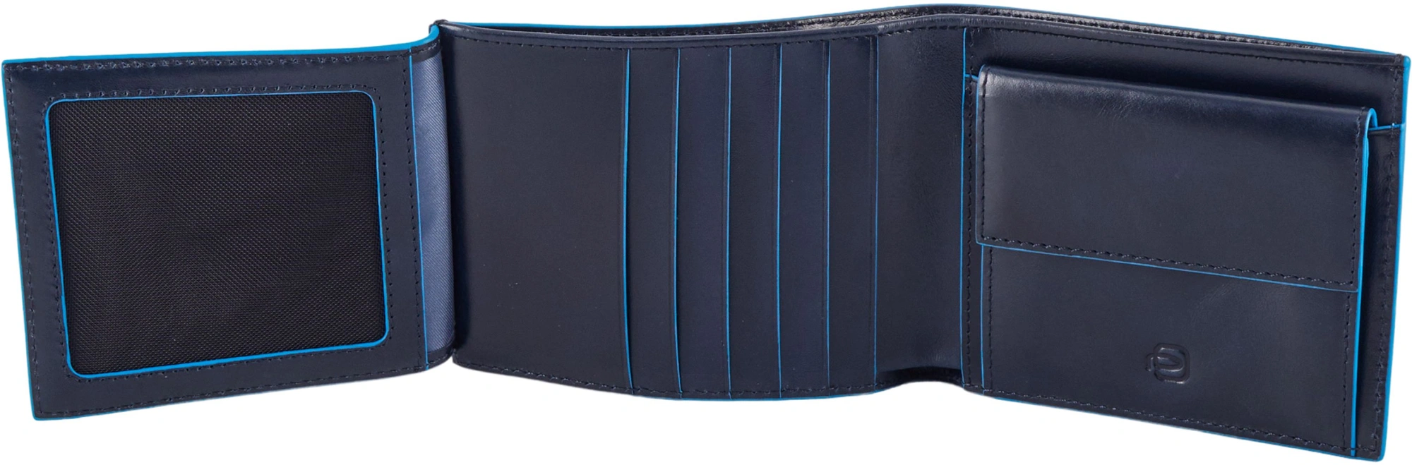 Кошелек мужской Piquadro Blue Square синий, кожа натуральная (pu1240b2r/blu2)