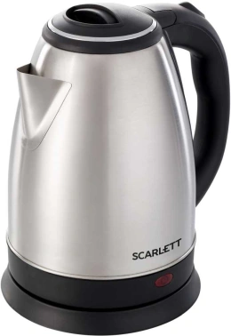Чайник электрический Scarlett SC-EK21S26 серебристый, металл (EK21S26)