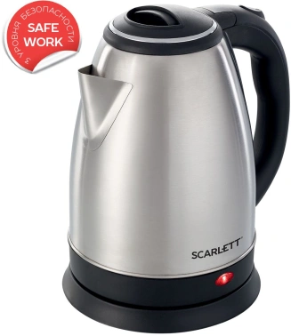Чайник электрический Scarlett SC-EK21S26 серебристый, металл (EK21S26)