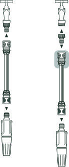Соединитель Gardena 18215-29.000.00 вход 1/2"