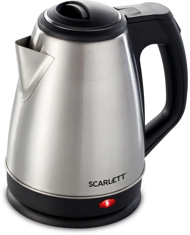 Чайник электрический Scarlett SC-EK21S25 серебристый/черный, металл (EK21S25)